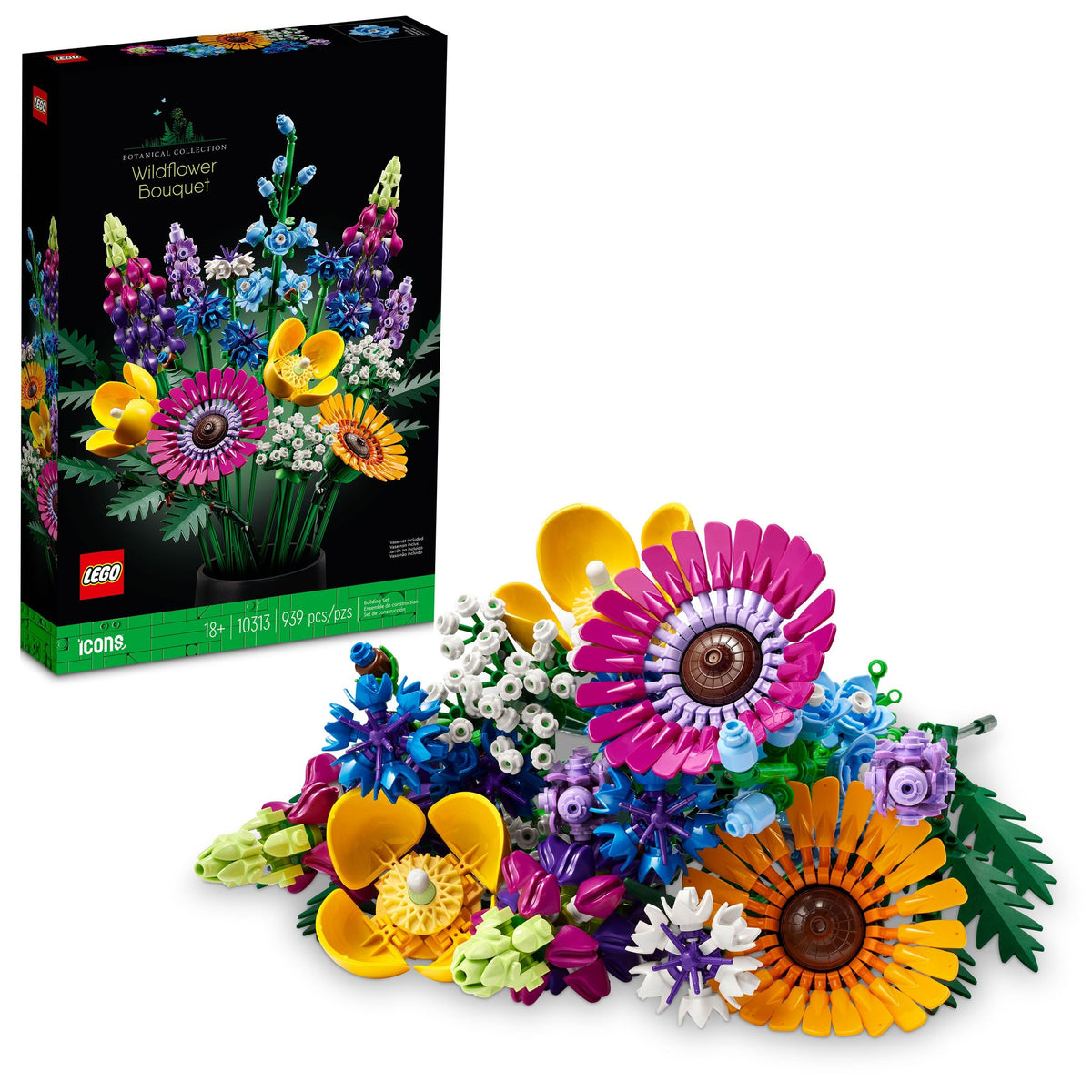 10313 Wildflower Bouquet – Bricks & Minifigs - Pearland