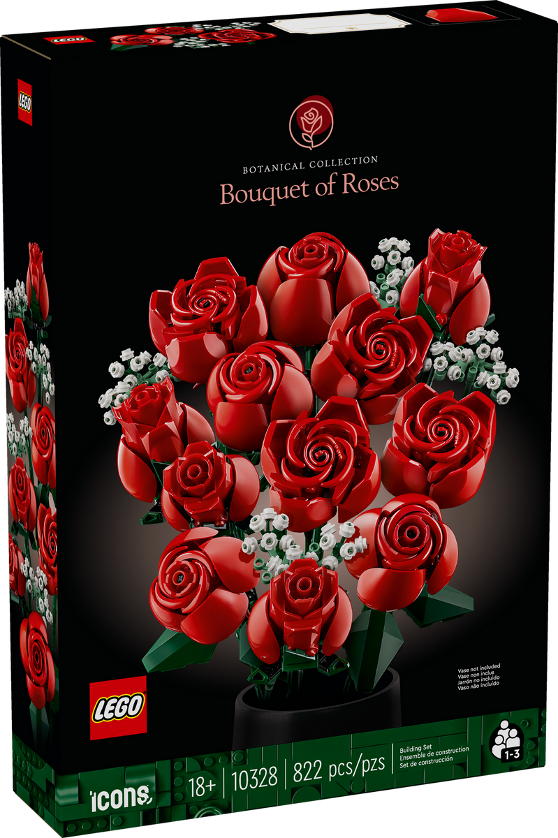 10328 Bouquet of Roses – Bricks & Minifigs - Pearland