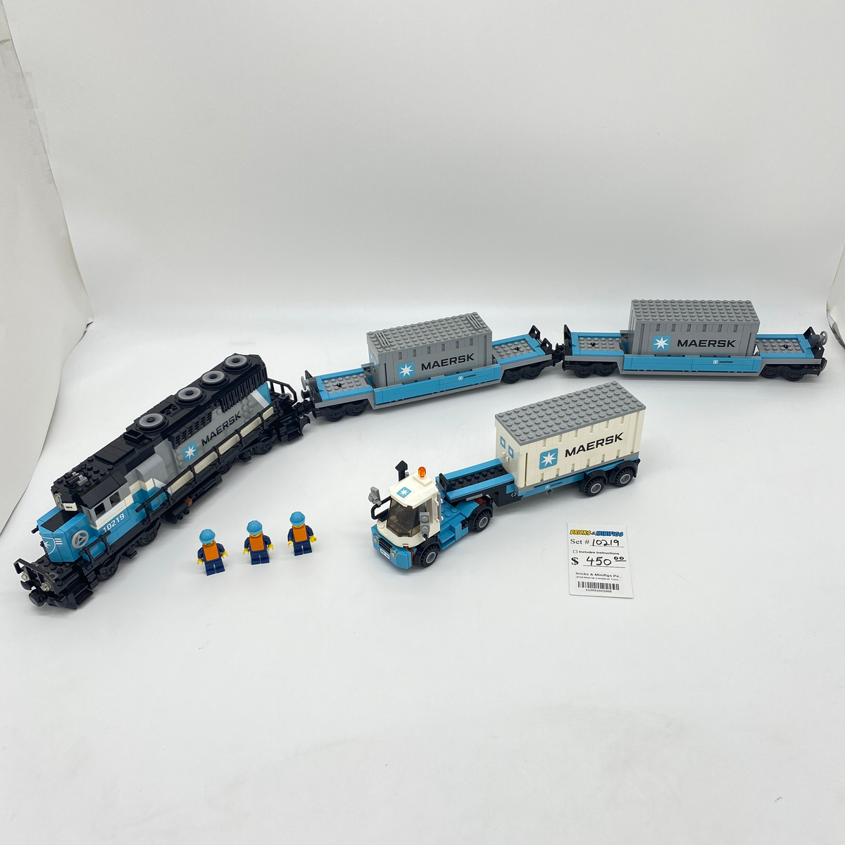10219 Maersk Container Train (U) – Bricks & Minifigs - Pearland