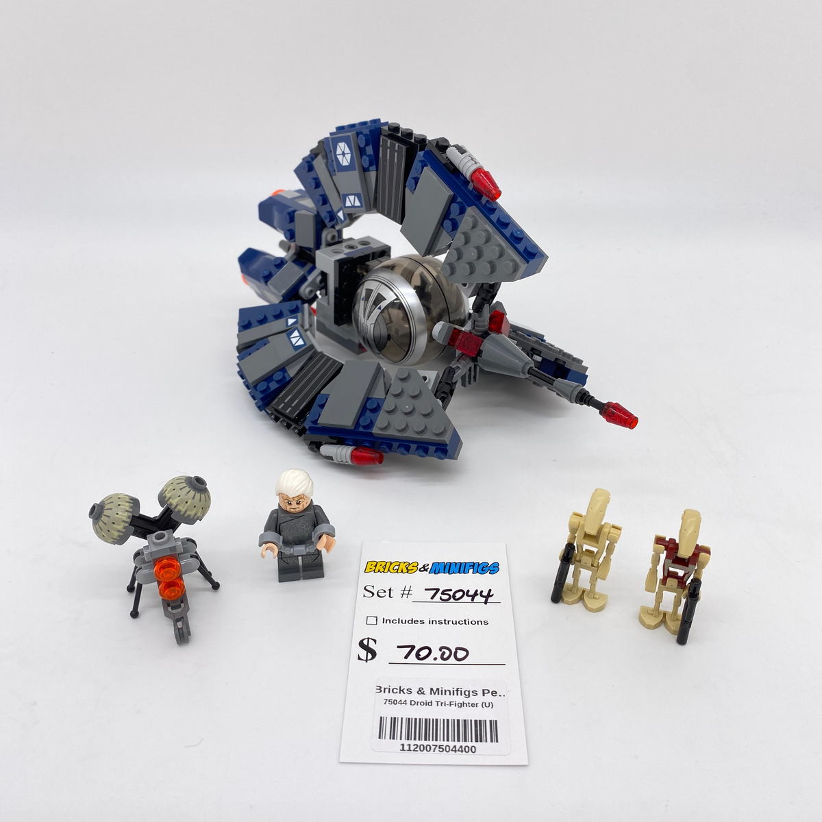 75044 Droid Tri-Fighter (U) – Bricks & Minifigs - Pearland