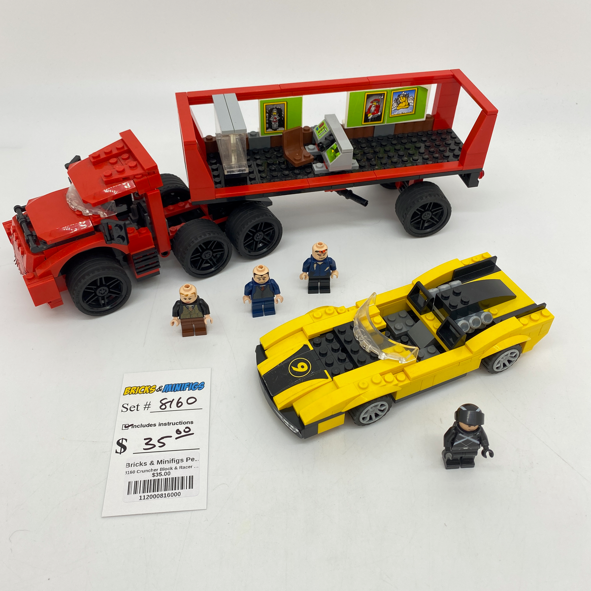 8160 Cruncher Block Racer X (U) – Bricks Minifigs Pearland