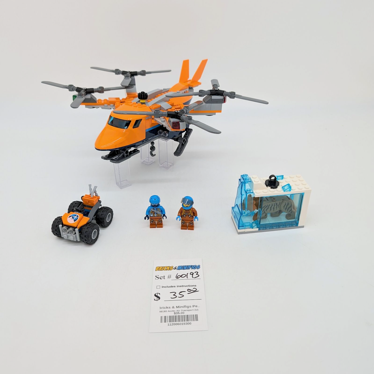 60193 Arctic Air Transport U Bricks Minifigs Pearland