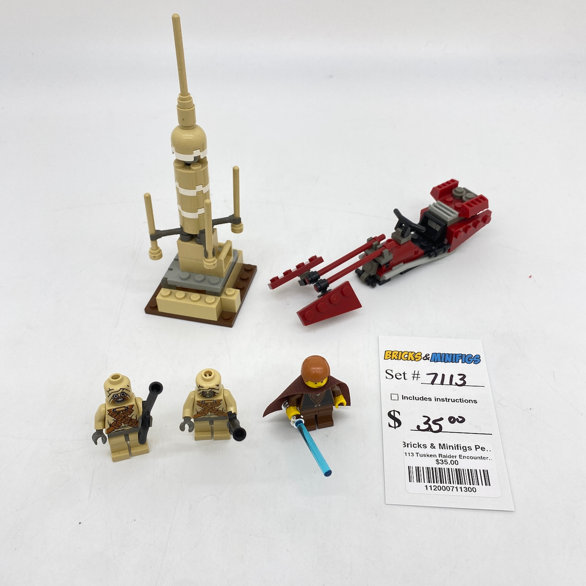 7113 Tusken Raider Encounter (U) – Bricks Minifigs Pearland