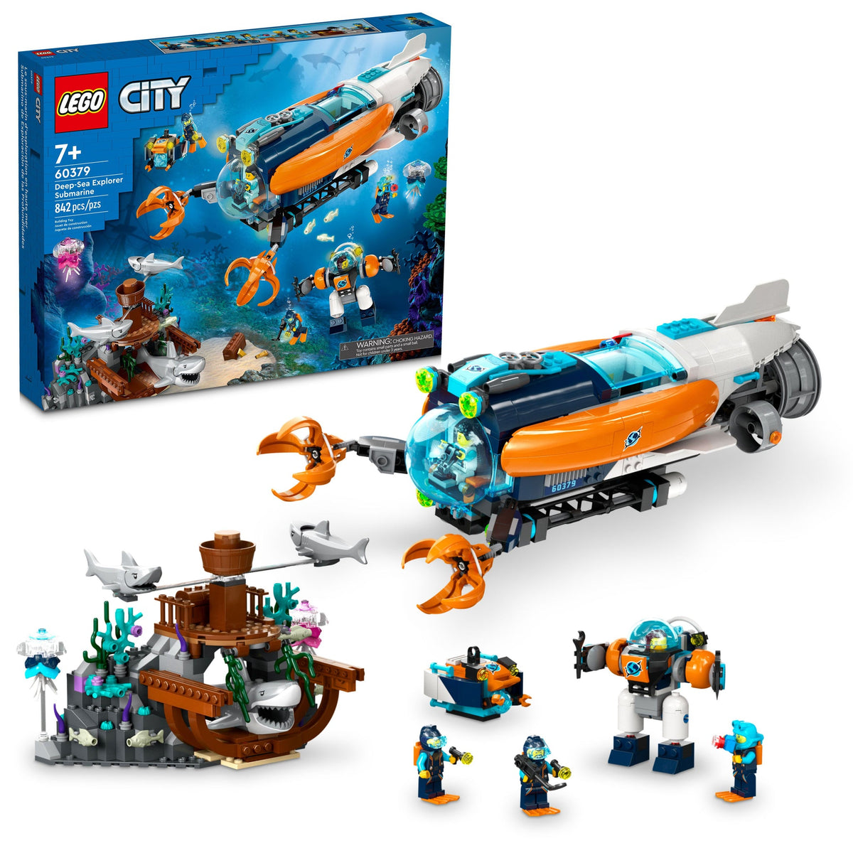 60379 Deep-Sea Explorer Submarine – Bricks & Minifigs - Pearland