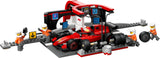 60443 F1 Pit Stop & Pit Crew with Ferrari Car