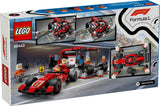 60443 F1 Pit Stop & Pit Crew with Ferrari Car
