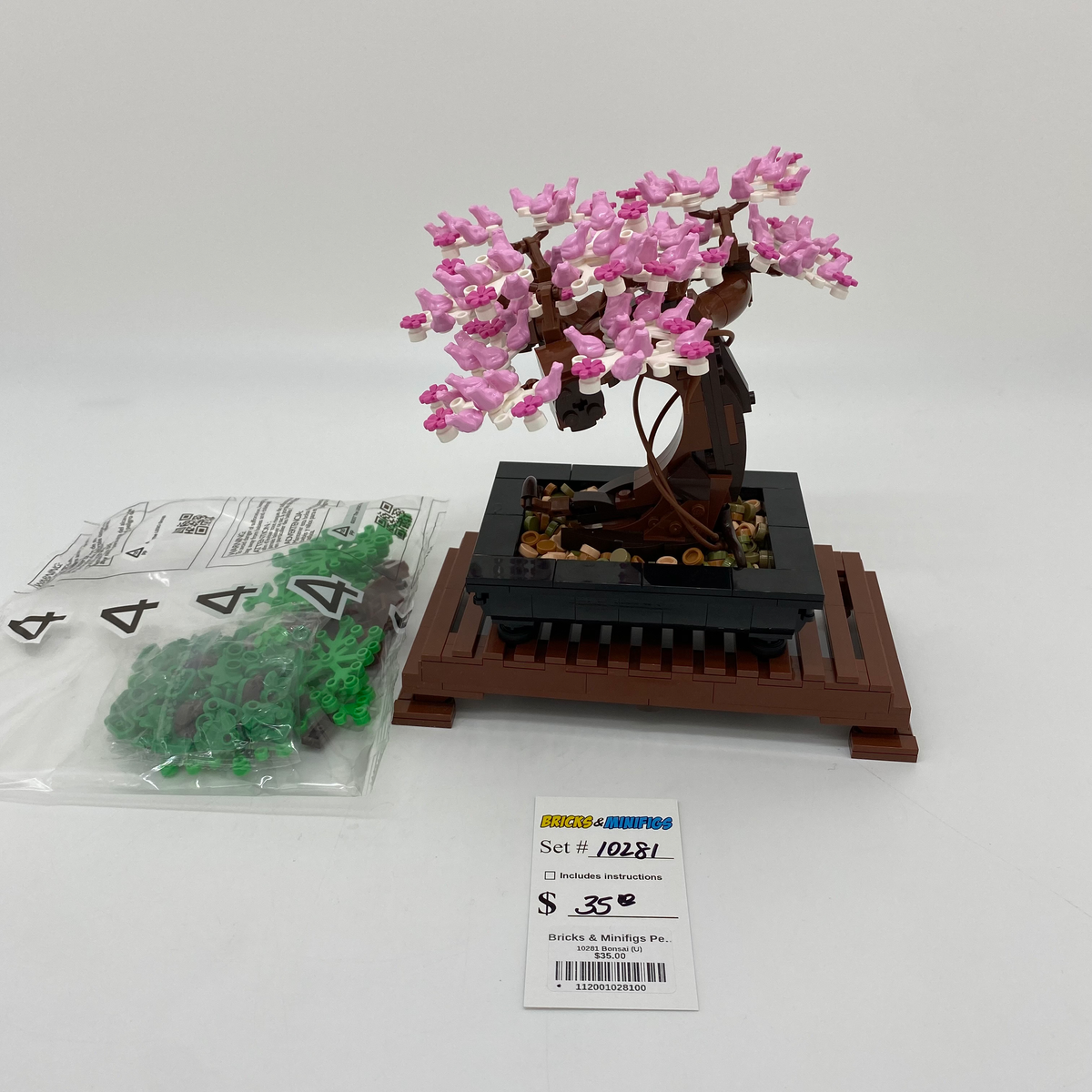 bonsai lego frog 10281 Bonsai Tree (U) – Bricks & Minifigs