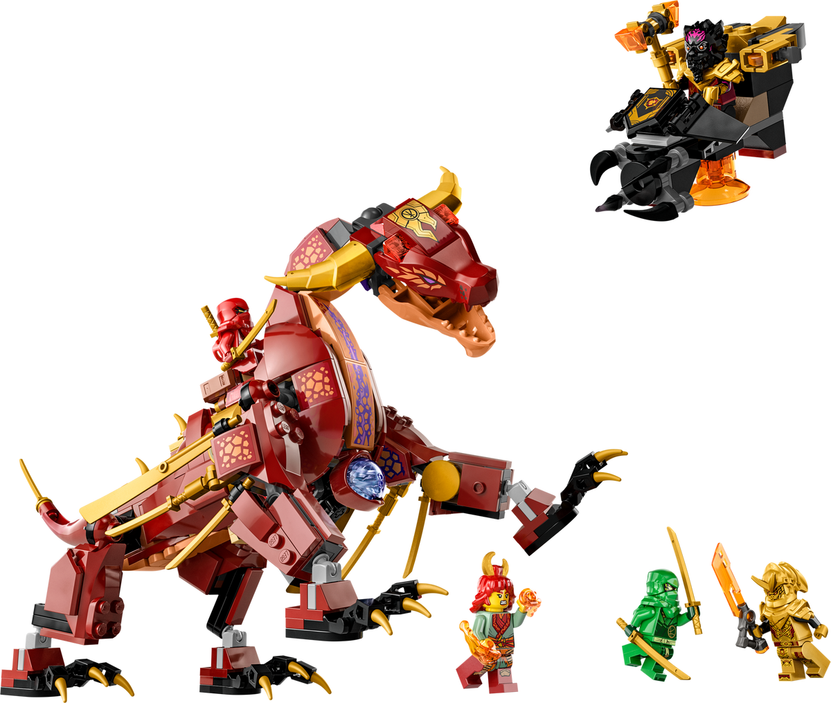 71793 Heatwave Transforming Lava Dragon – Bricks & Minifigs - Pearland