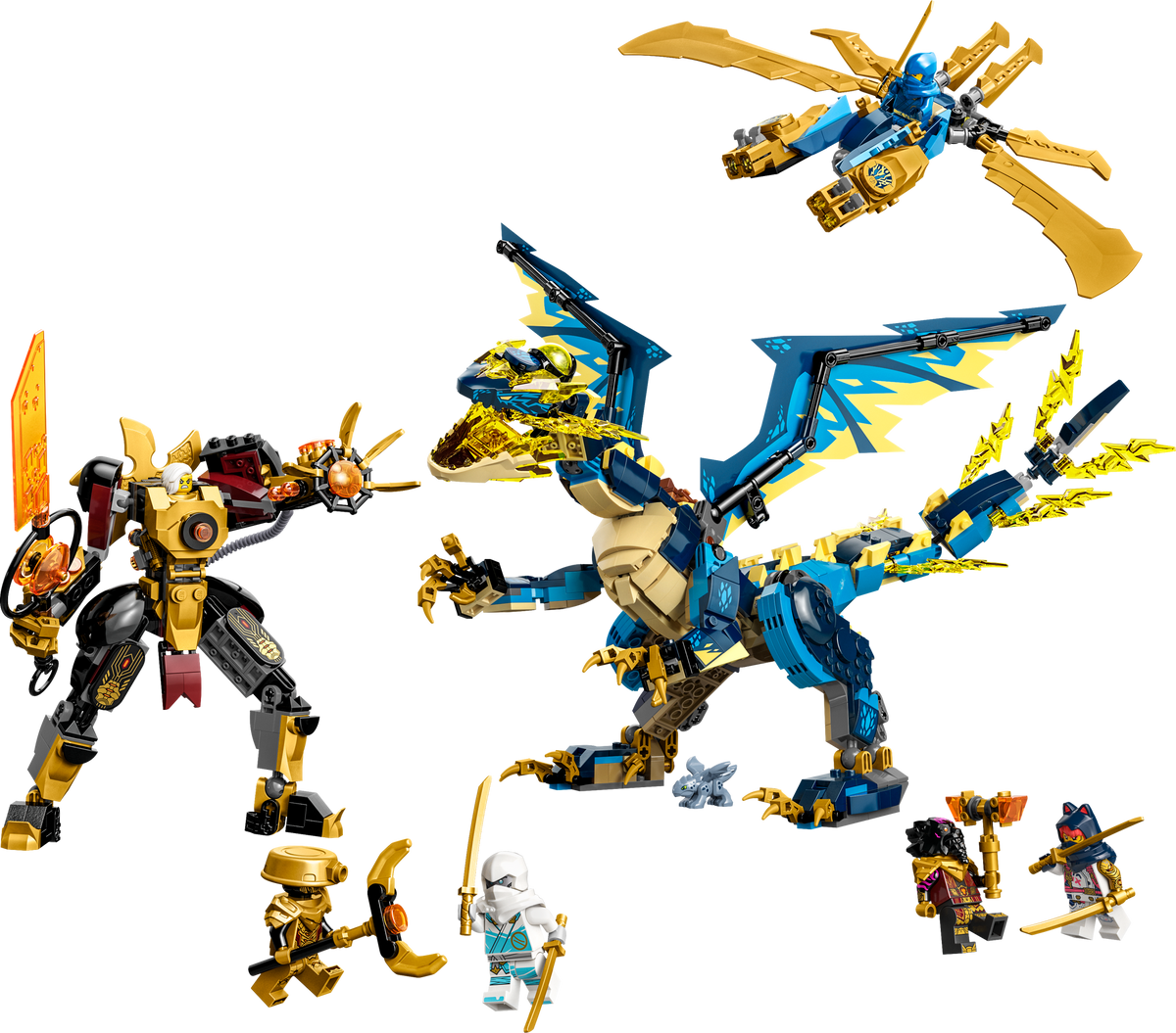 Dragon Elemental NINJAGO LEGO Amazon.com: メグえもんページ vs. Mech Empress The ヘアゴム