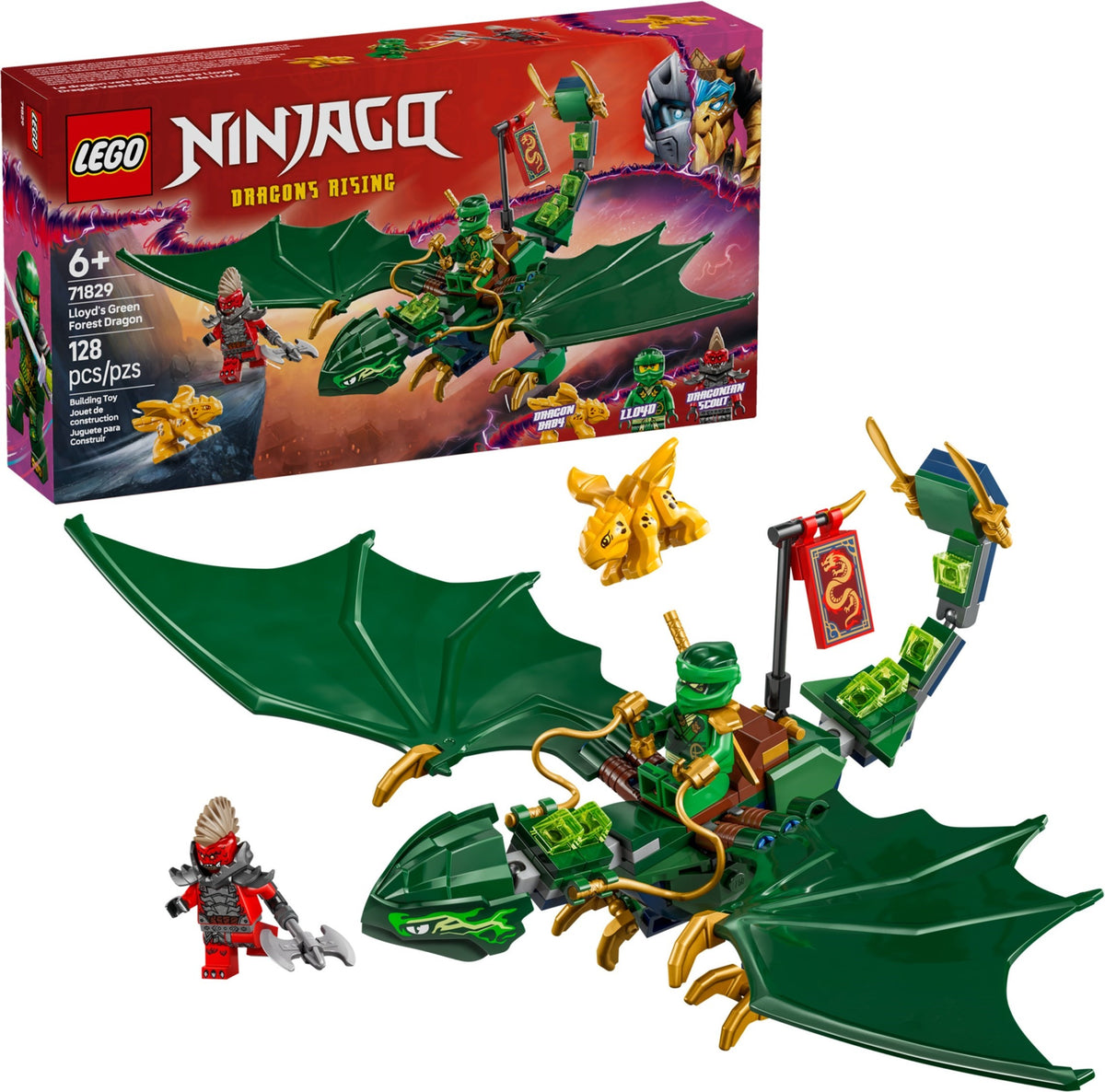 71829 Lloyd's Green Forest Dragon – Bricks & Minifigs - Pearland