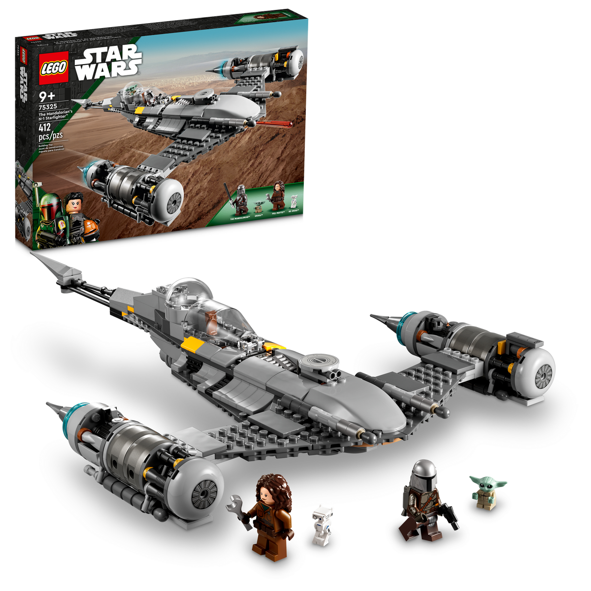 75325 The Mandalorian's N-1 Starfighter – Bricks & Minifigs - Pearland 75325 The Mandalorian's N-1 Starfighter – Bricks & Minifigs - Pearland
