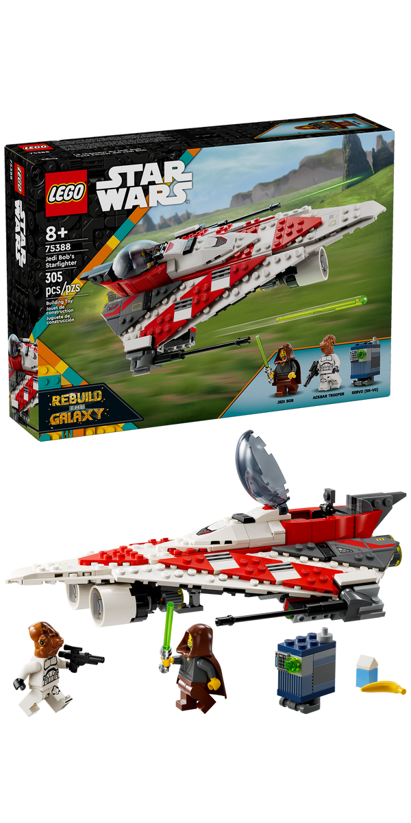 75388 Jedi Bob's Starfighter – Bricks & Minifigs - Pearland
