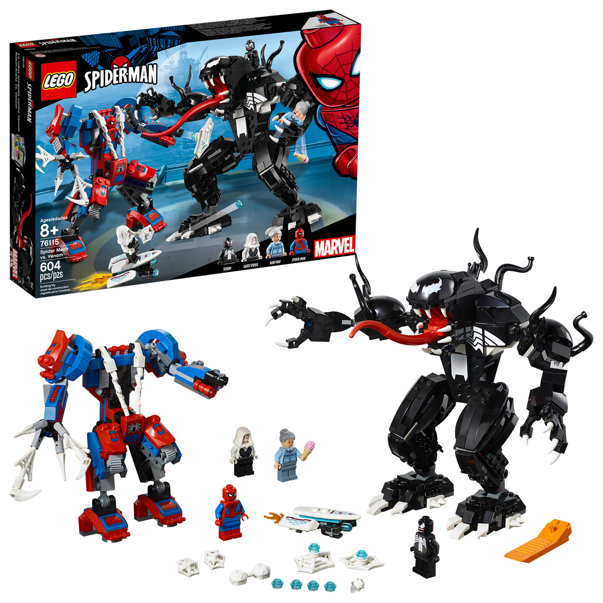 76115 Spider Mech vs Venom – Bricks Minifigs Pearland