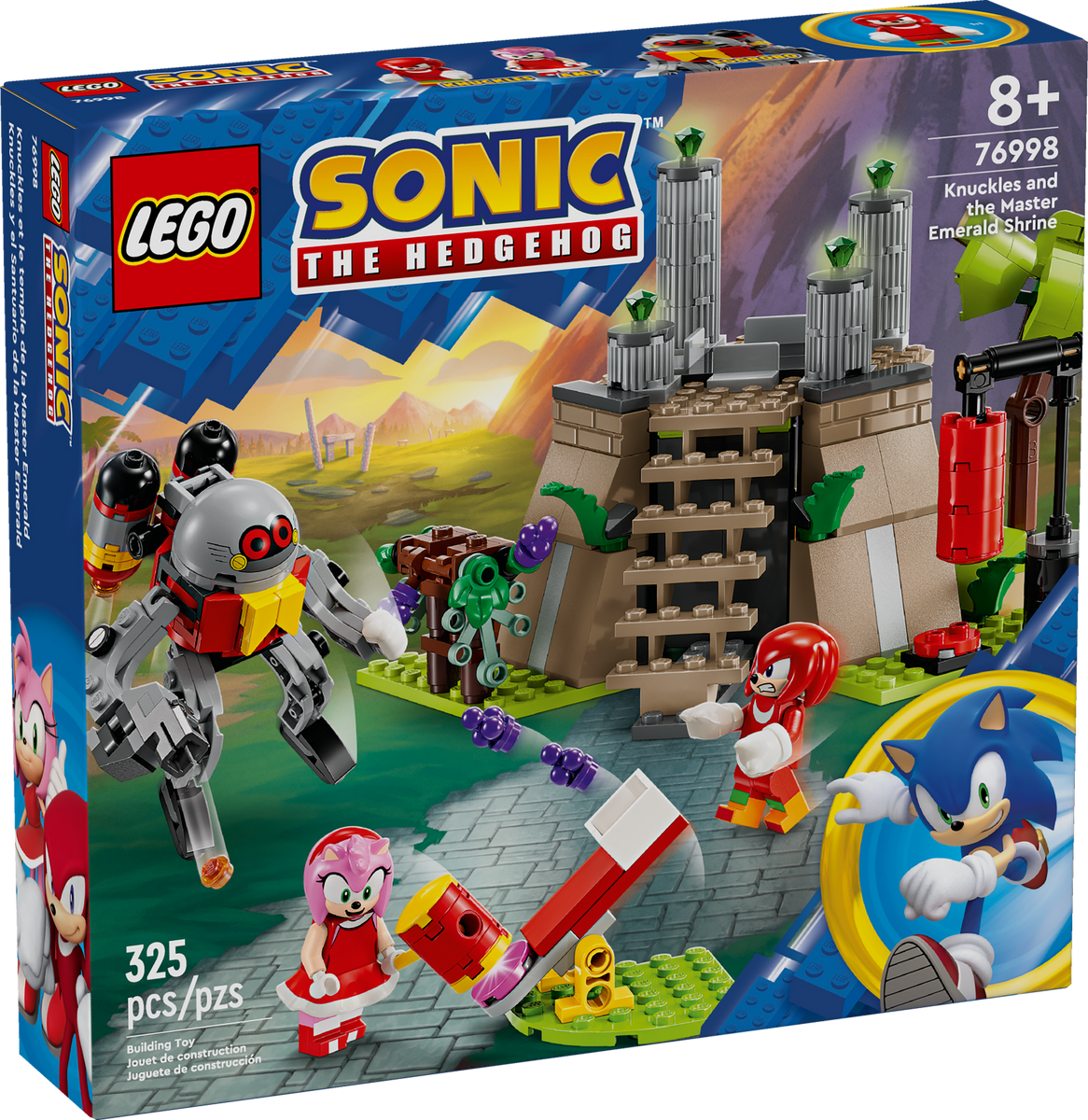 76998 Knuckles and the Master Emerald Shrine – Bricks & Minifigs
