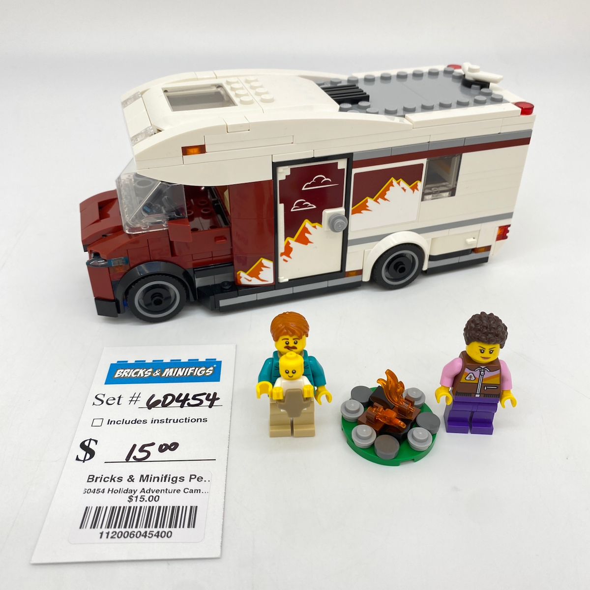 lego camper van 60454 Holiday Adventure Camper Van (U) – Bricks & Minifigs