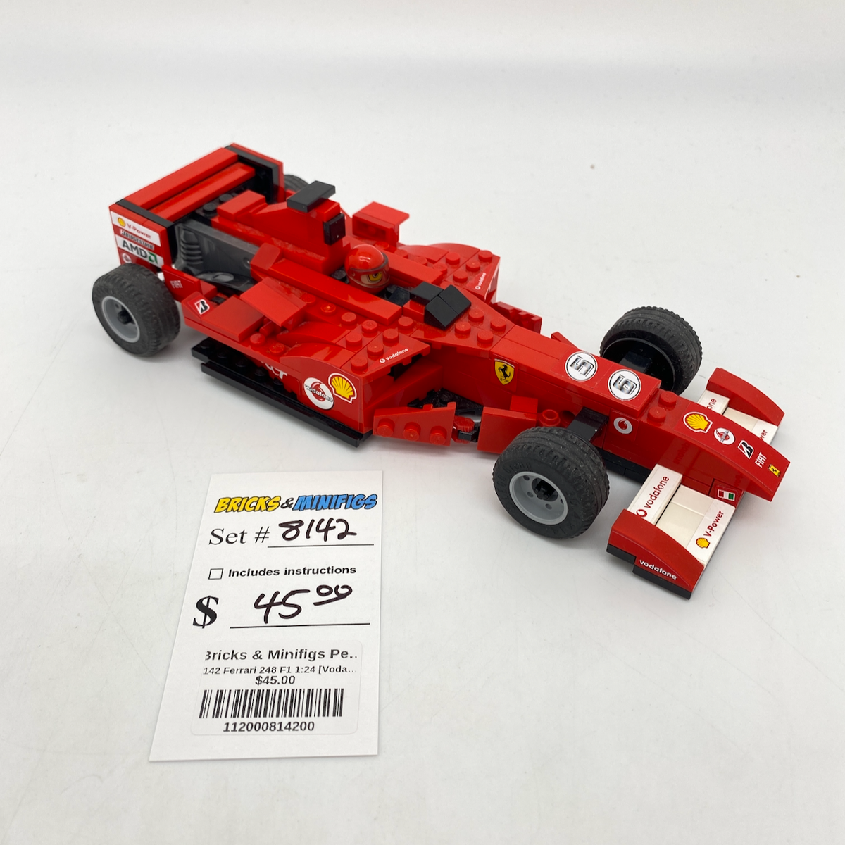 8142 Ferrari 248 F1 1:24 [Vodafone Version] (U) – Bricks