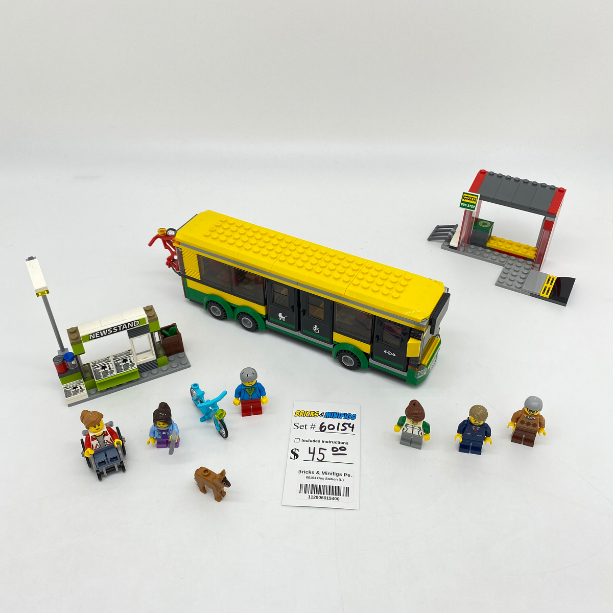 60154 Bus Station (U) – Bricks Minifigs Pearland