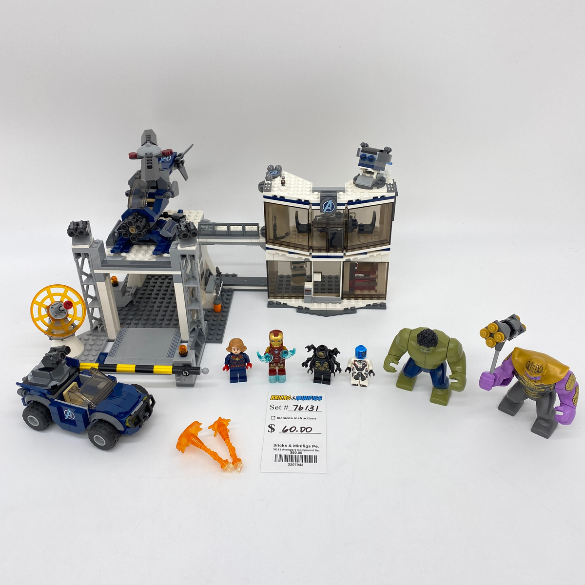 76131 Avengers Compound Battle (U) – Bricks Minifigs Pearland