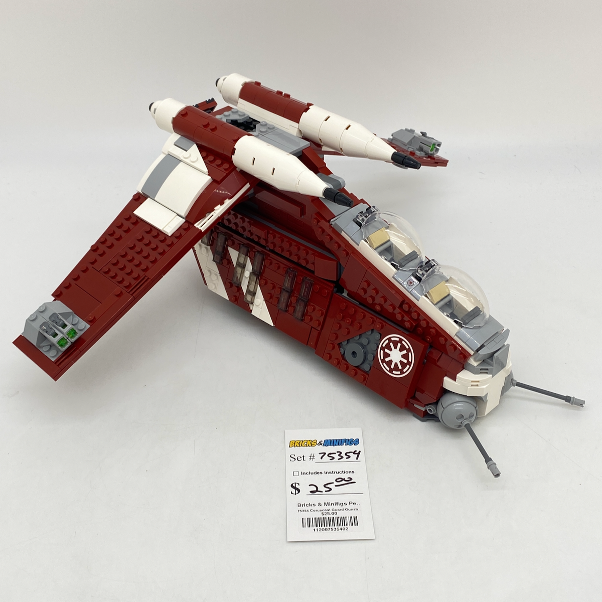 pura-uni LEGO Inventory for 75354-1: Coruscant Guard Gunship | Brickset