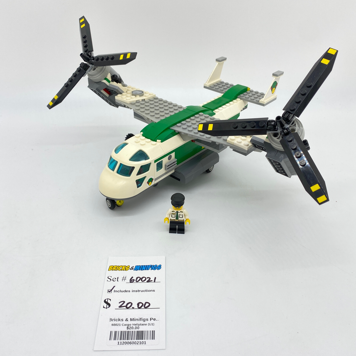 60021 Cargo Heliplane U1 Bricks Minifigs Pearland