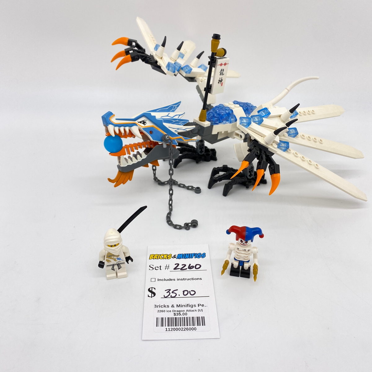 2260 Ice Dragon Attack (U) – Bricks & Minifigs - Pearland 2260 Ice Dragon Attack (U) – Bricks & Minifigs - Pearland
