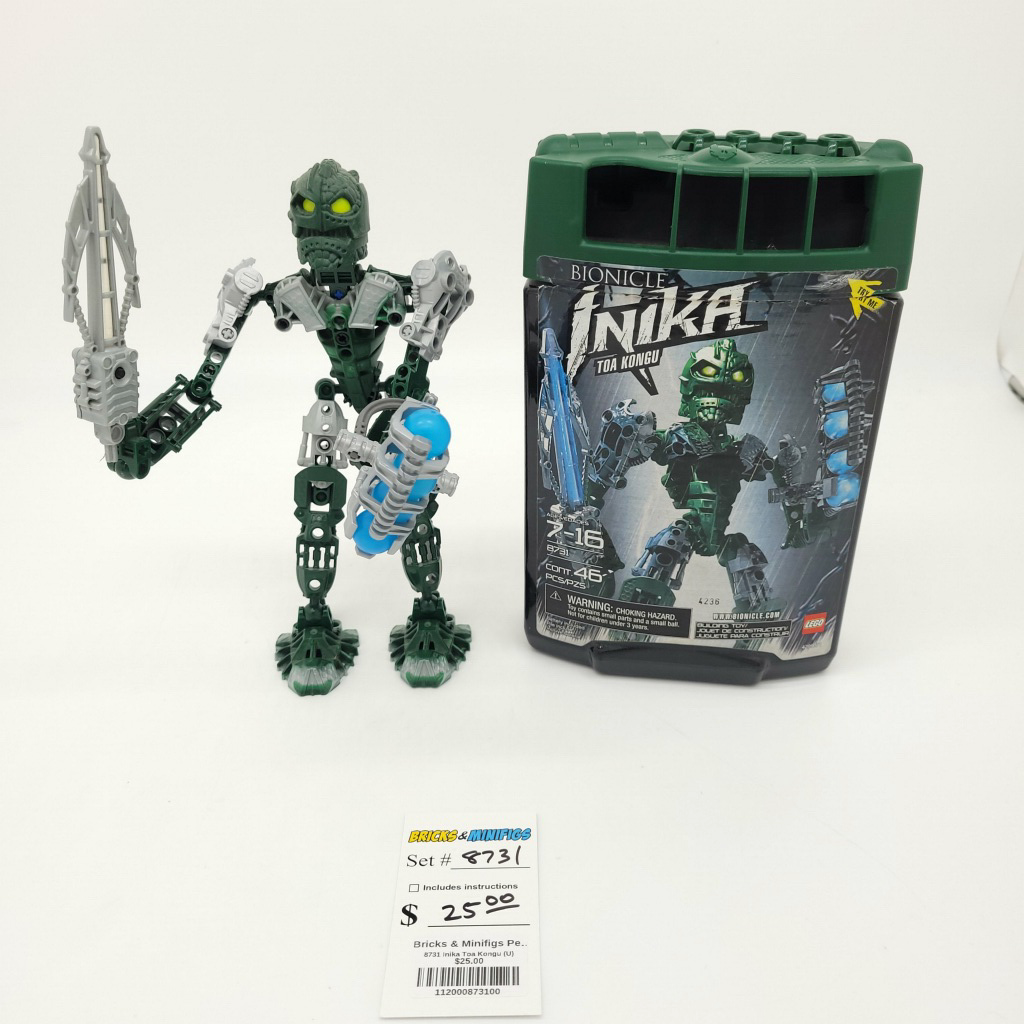 OneUp　KONGKONG 8731 Inika Toa Kongu (U) – Bricks & Minifigs - Pearland