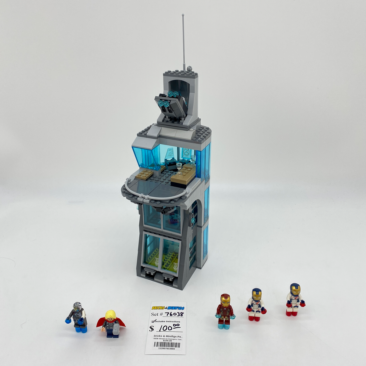 LEGO 76038 - Marvel Superheroes - Attack on Avengers Tower - STICKER SHEET