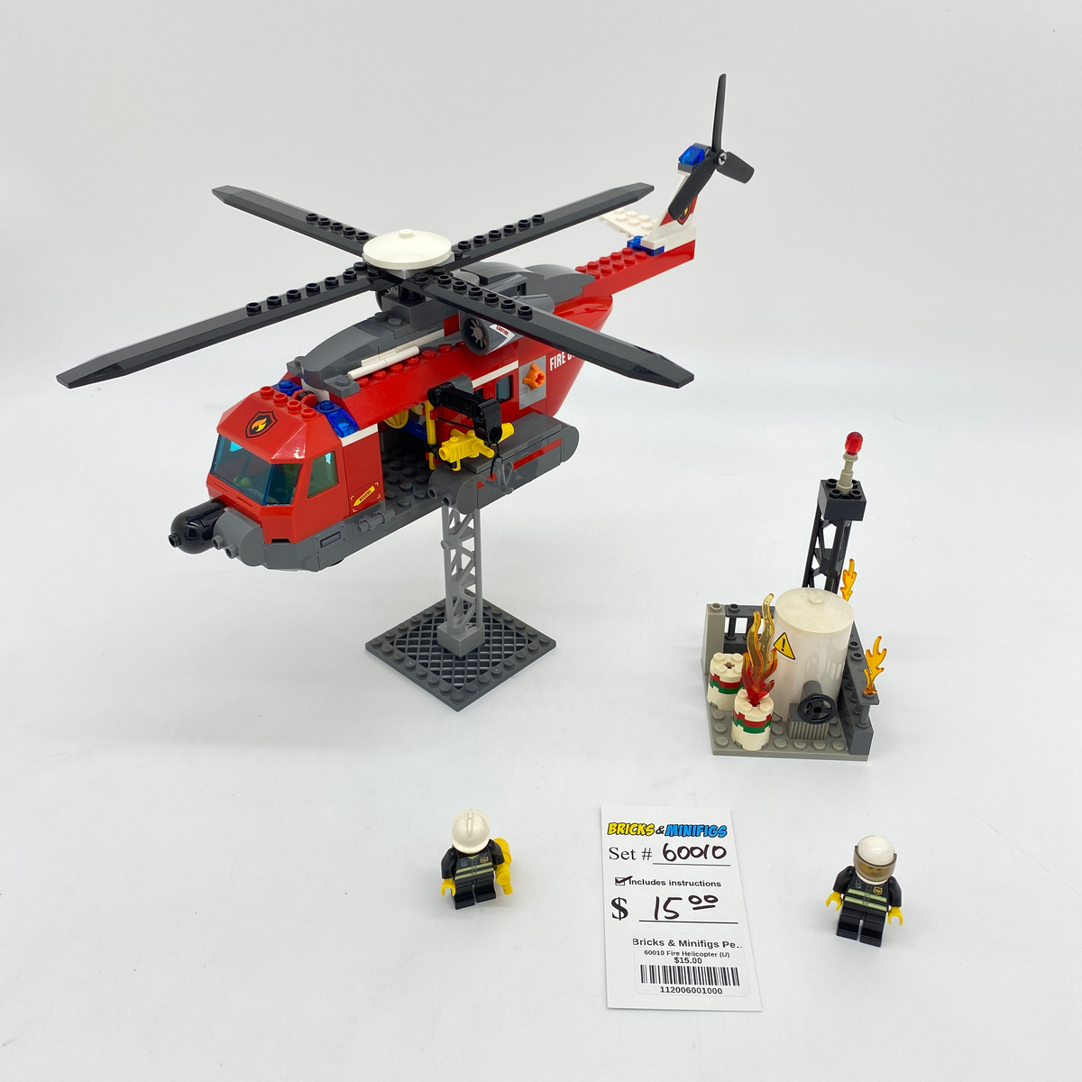 60010 Fire Helicopter (U) – Bricks Minifigs Pearland