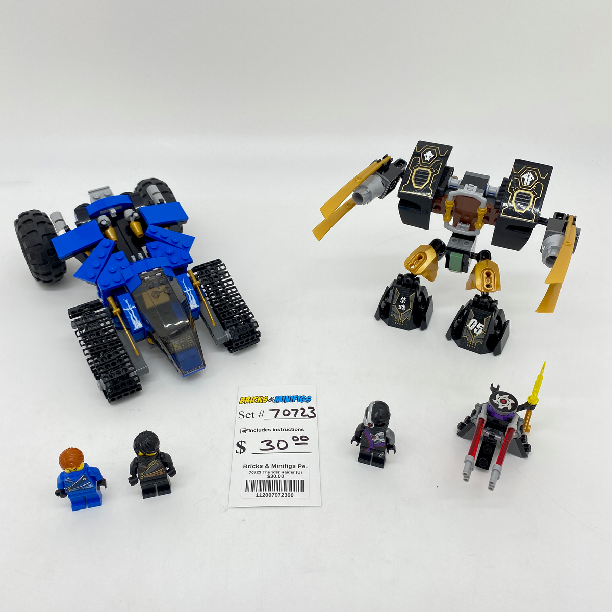 Lego Brick Lego Ninjago Thunder Raider Instructions LEGO Ninjago