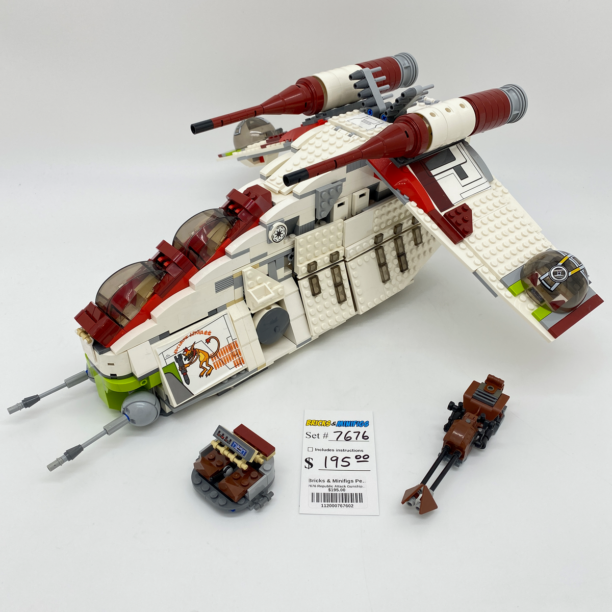 7676 Republic Attack Gunship U2 Bricks Minifigs Pearland