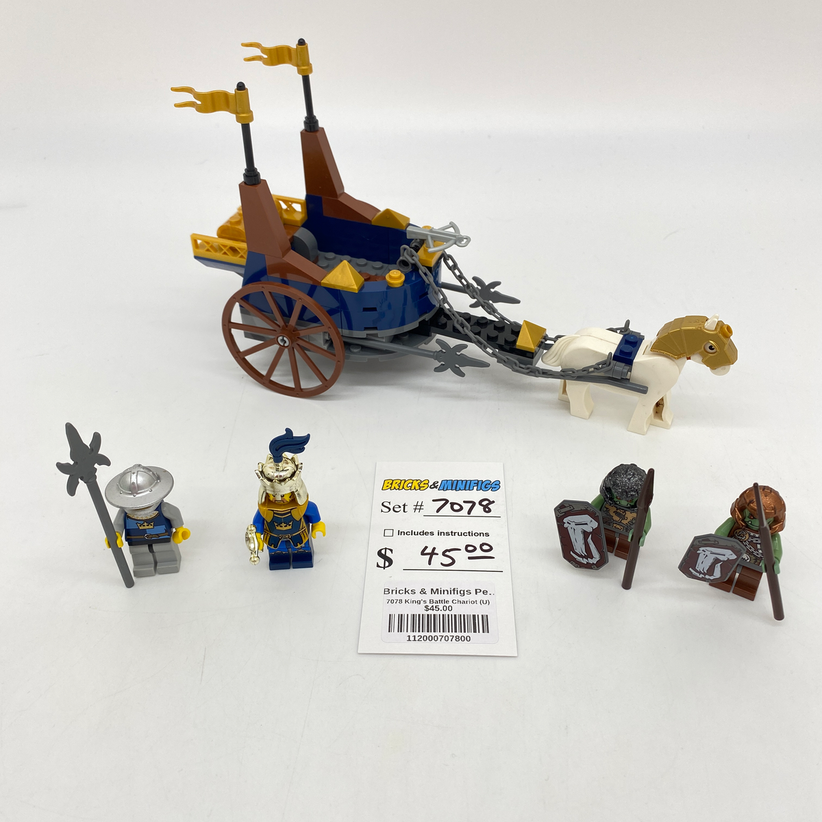 UNION ARENA 王騎 AP&SR +オマケ(青セット) 7078 King's Battle Chariot (U) – Bricks & Minifigs - Pearland