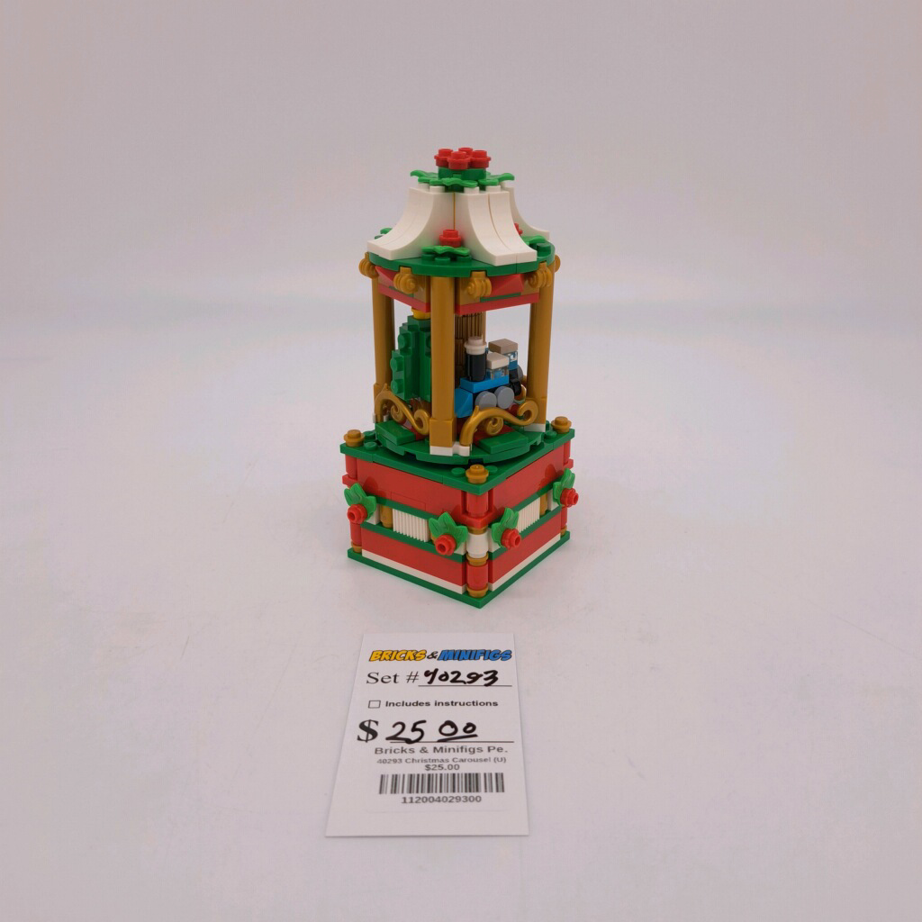 40293 Christmas Carousel (U) – Bricks Minifigs Pearland