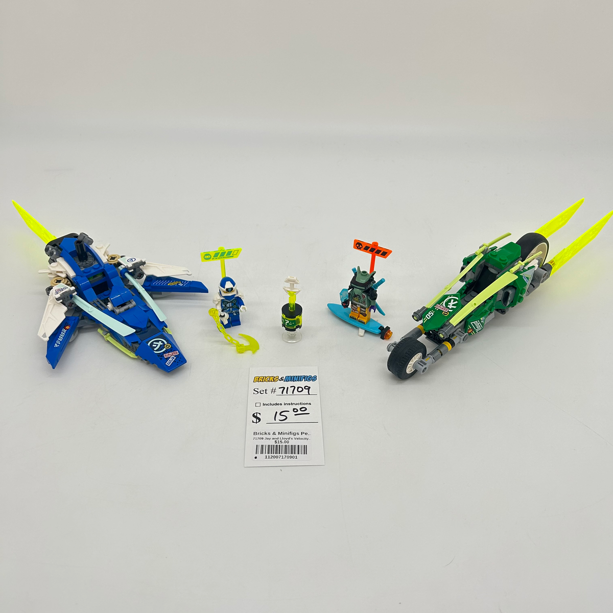 Lego ninjago jay and lloyd's velocity racers discount instructions