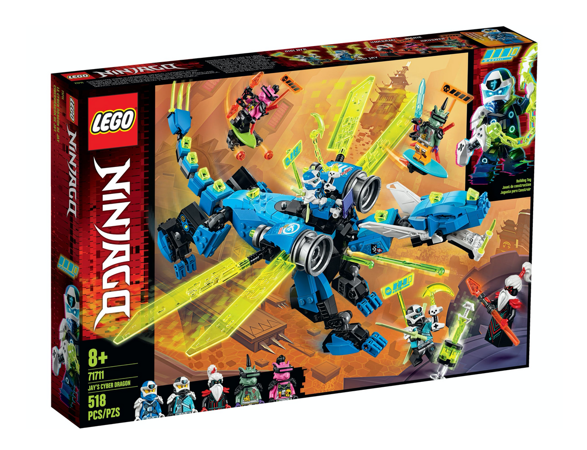 71711 Jay's Cyber Dragon – Bricks & Minifigs - Pearland