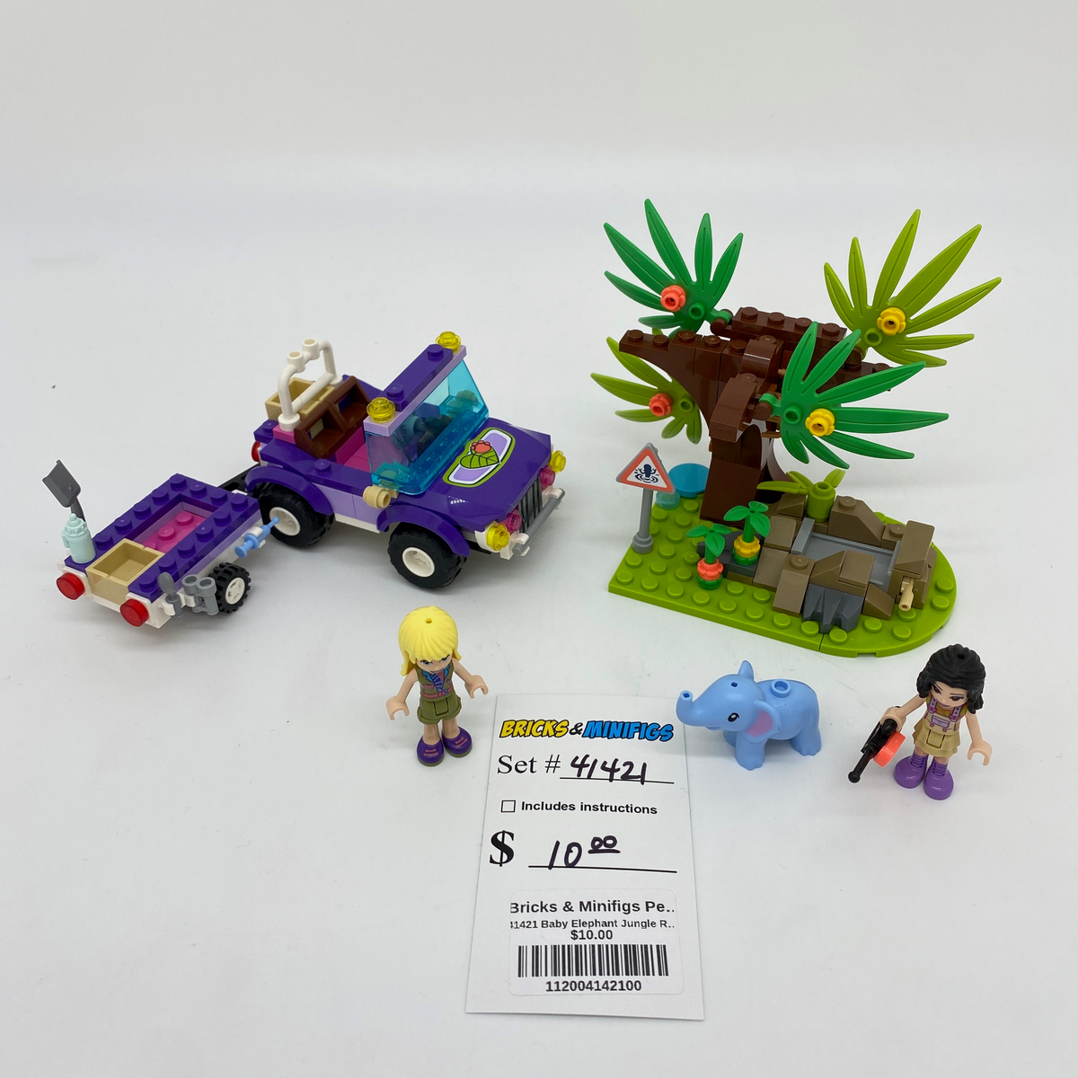 41421 Baby Elephant Jungle Rescue (U) – Bricks & Minifigs - Pearland
