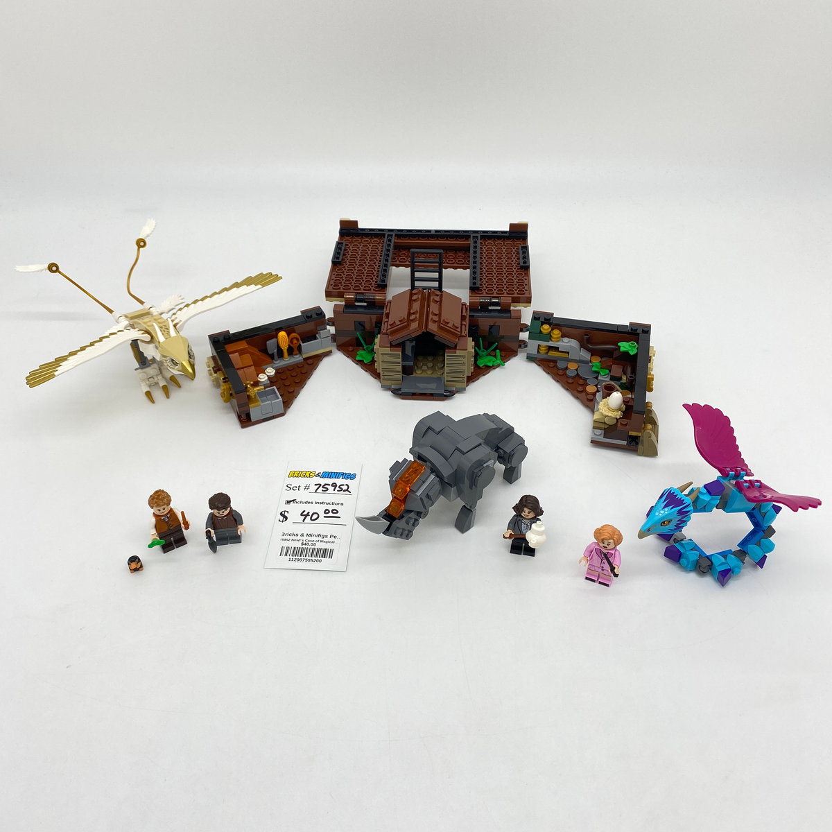 モイスティーヌ セット 75952 Newt's Case of Magical Creatures (U) – Bricks & Minifigs