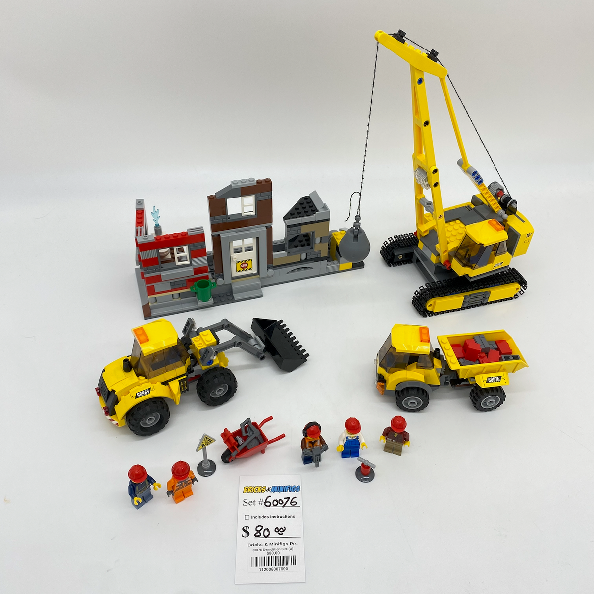 60076 Demolition Site (U) – Bricks Minifigs Pearland