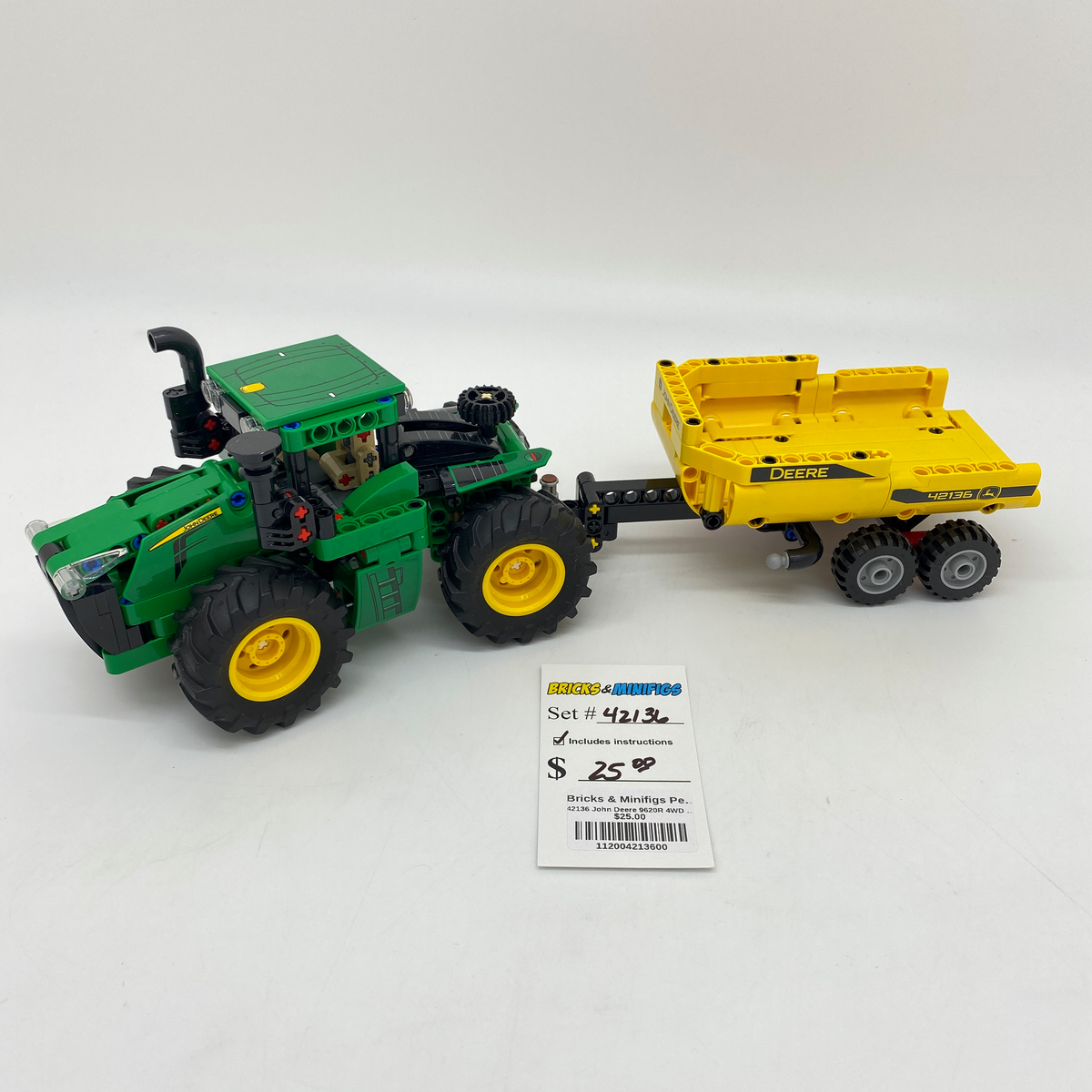 LEGO 42136 Tracteur John Deere 9620R 4WD