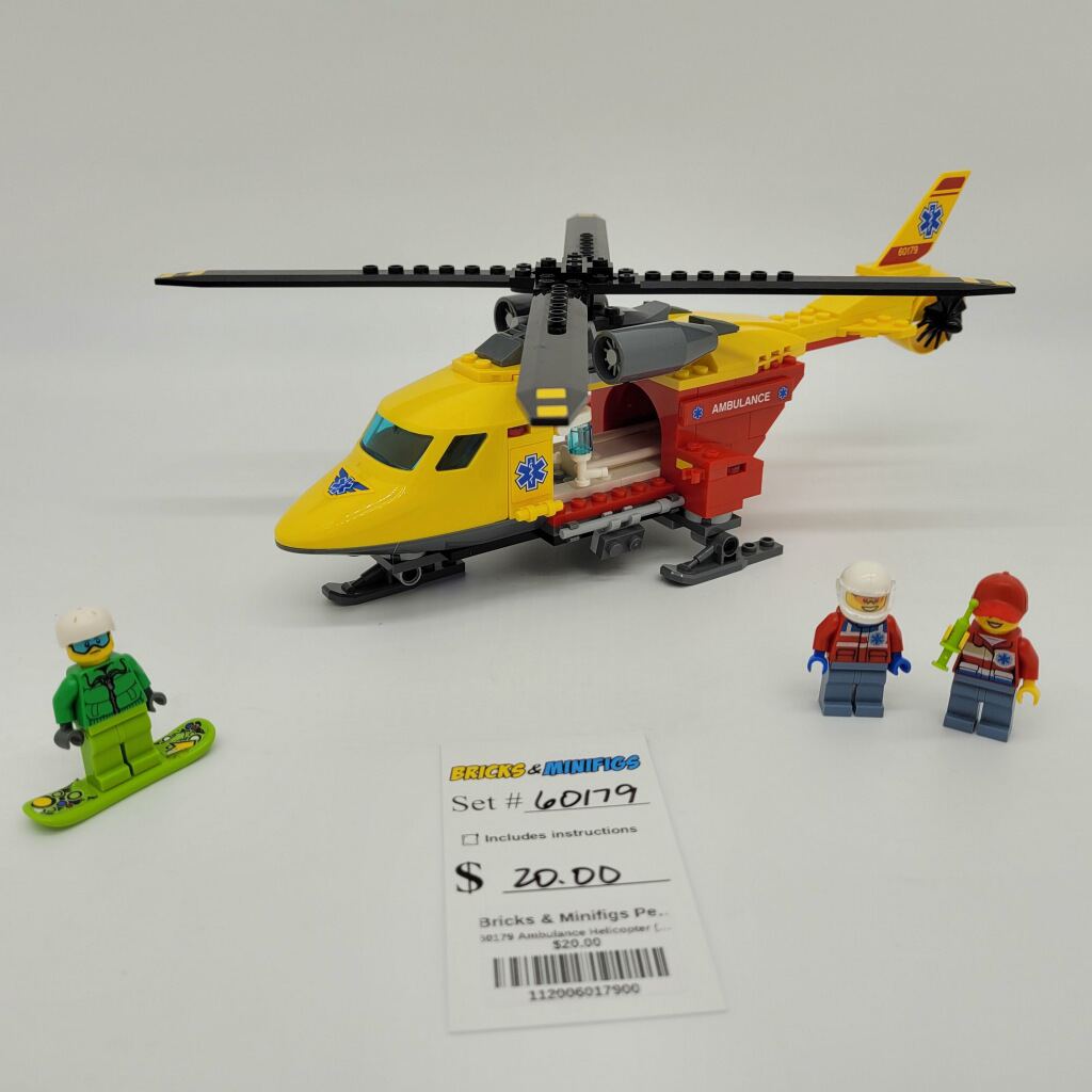 60179 Ambulance Helicopter U Bricks Minifigs Pearland