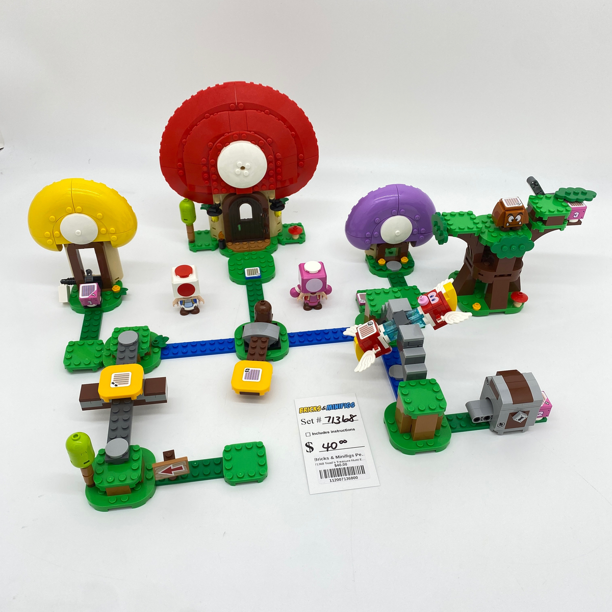 Lego mario discount toad treasure hunt