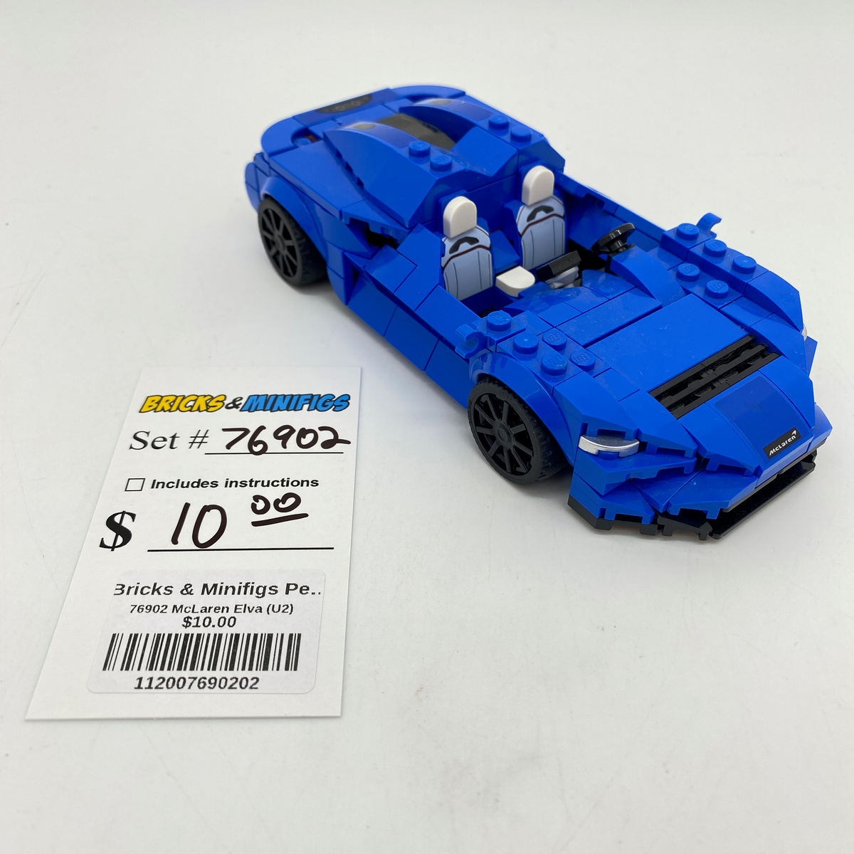 76902 McLaren Elva (U2) – Bricks & Minifigs - Pearland