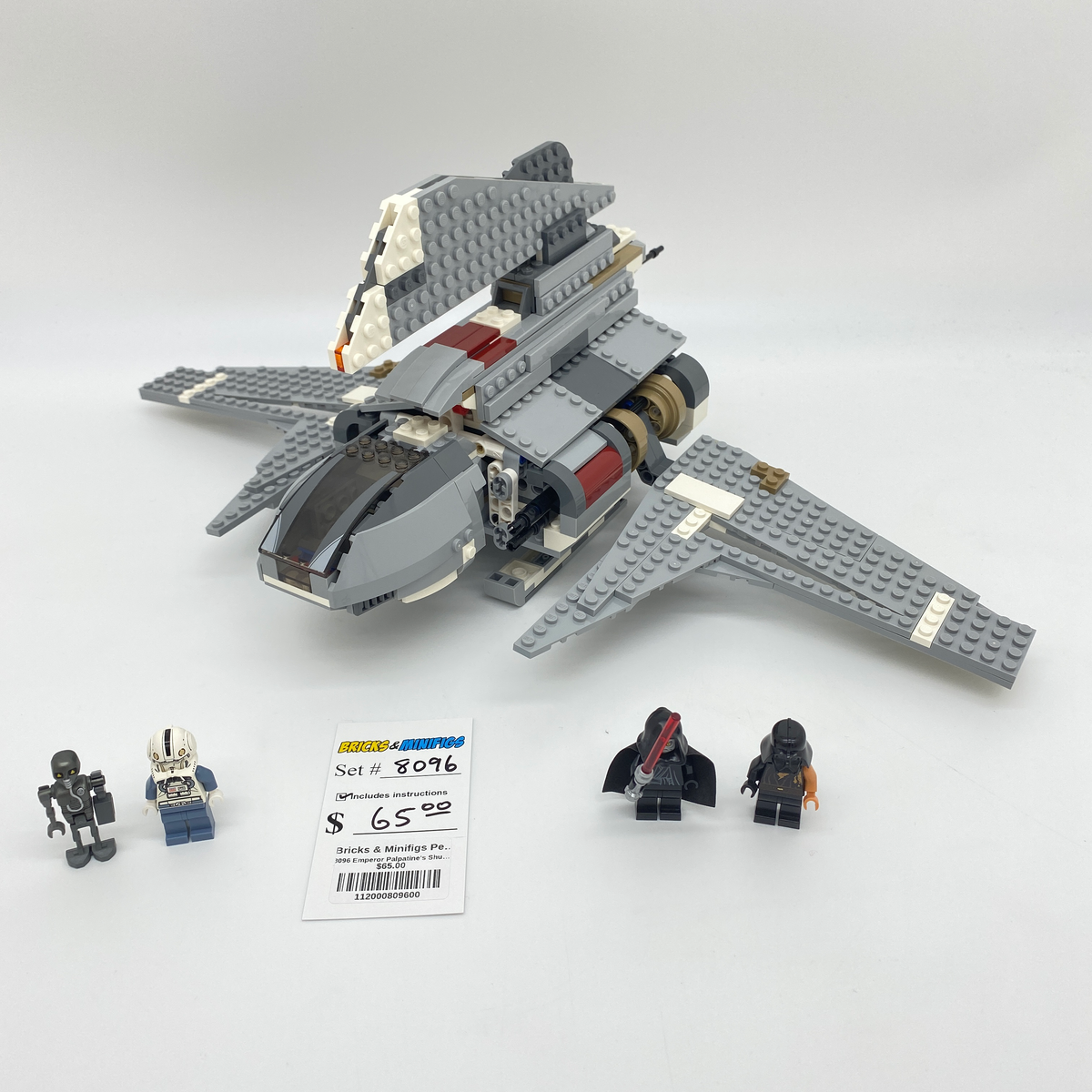 8096 Emperor Palpatine's Shuttle (U) Bricks & Minifigs - Pearland