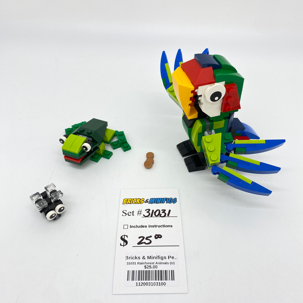 Lego 31031 discount creator rainforest animals