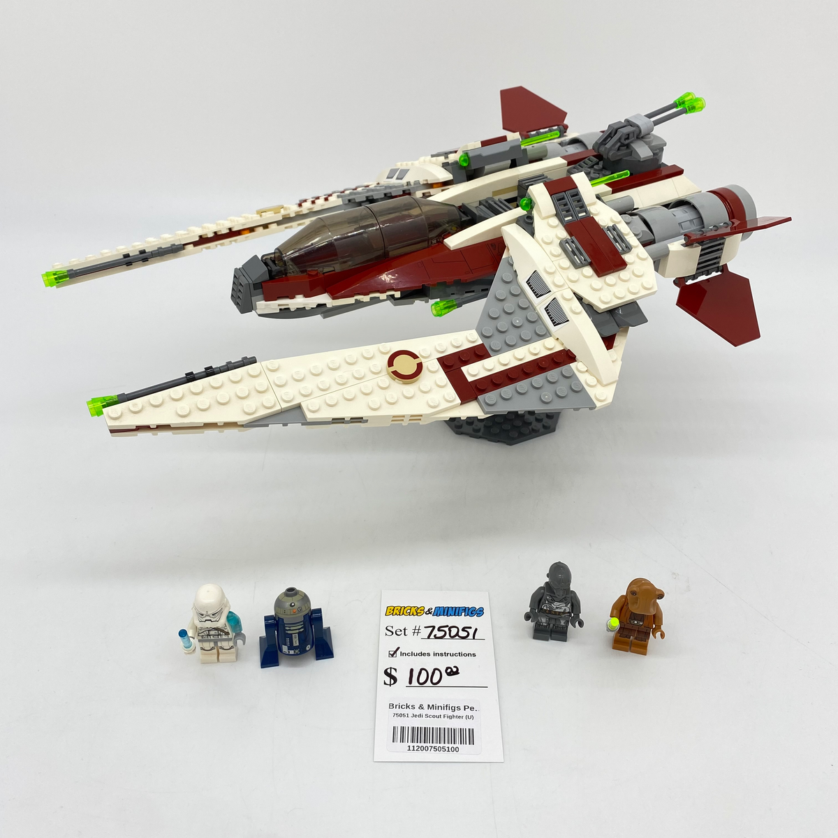 75051 Jedi Scout Fighter (U) – Bricks & Minifigs - Pearland
