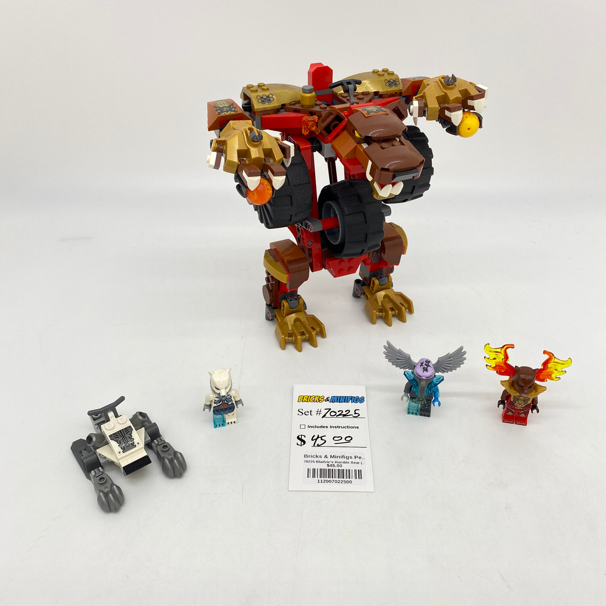 70225 Bladvic's Rumble Bear (U) – Bricks Minifigs Pearland