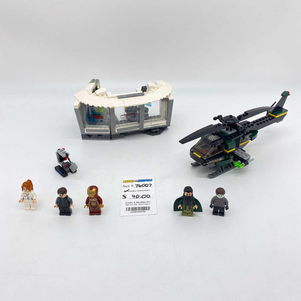 76007 Iron Man Malibu Mansion Attack U Bricks Minifigs