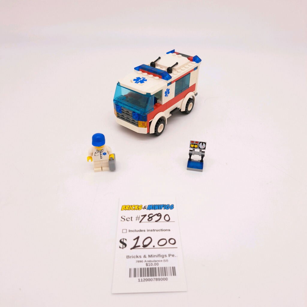 Lego ambulance 7890 sales