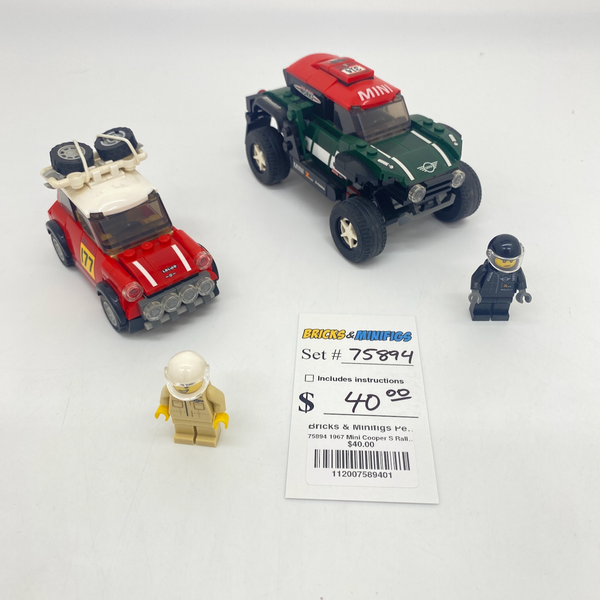75894 1967 Mini Cooper S Rally and 2018 MINI John Cooper Works Buggy (U1)