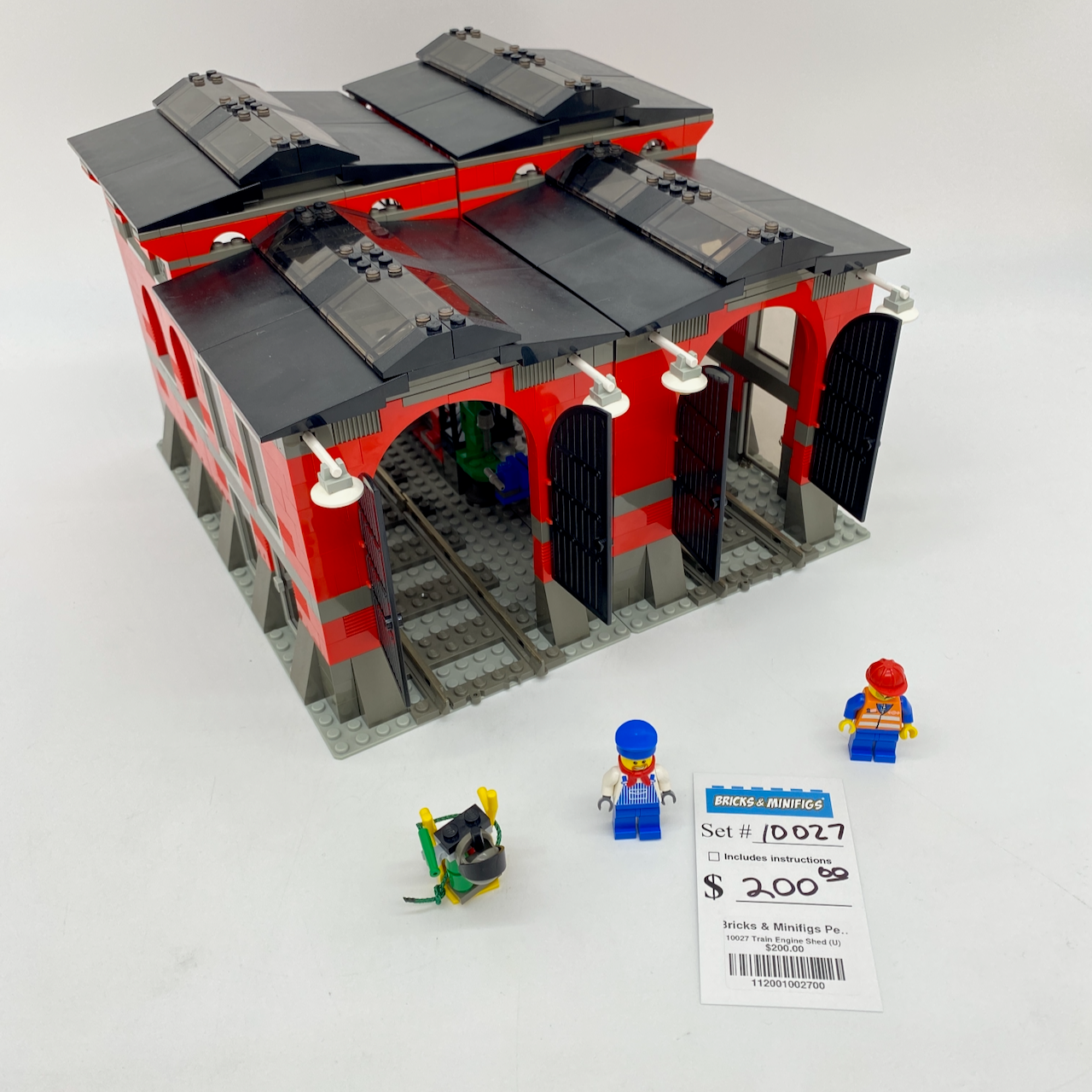 10027 Train Engine Shed (U) – Bricks & Minifigs - Pearland