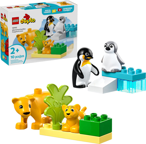 10442 Wild Animal Families: Penguins & Lions